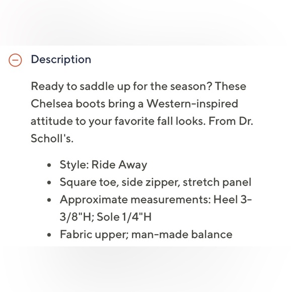 DR SCHOLL's Ride Away Camel Suede Chelsea Boots Square Toe Block Heel Size 7.0 M - Picture 2 of 15